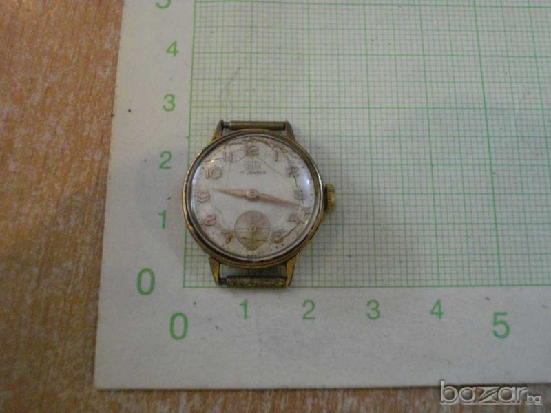 Часовник "BRITIX" дамски механечен позлатен работещ, снимка 1