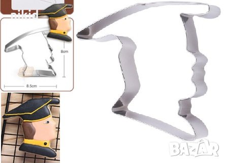 Глава с тога дипломиране завършване метална форма резец за сладки бисквитки фондан , снимка 1