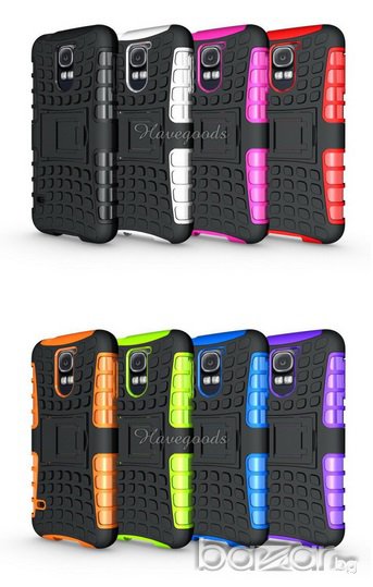ГРЪБ ЗА SAMSUNG GALAXY S4 - УДАРОУСТОЙЧИВ HARD STAND CASE, снимка 1