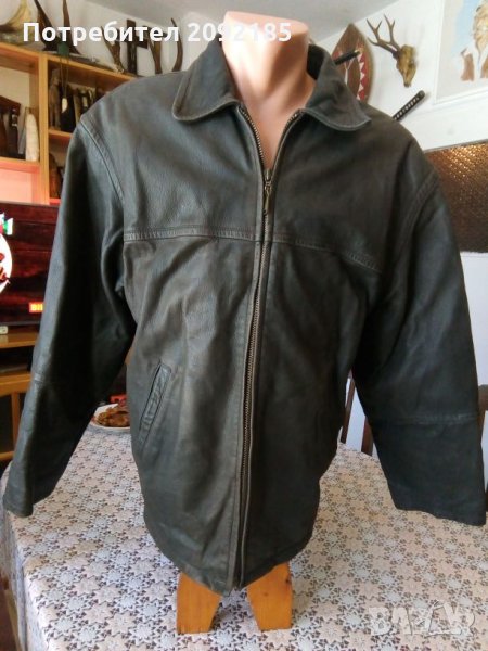 Кожена полушуба-намалена, снимка 1