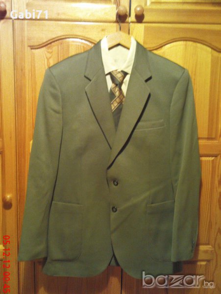 Костюм мъжки от СМОКИНГ състоящ се от сако, панталон, риза и , снимка 1
