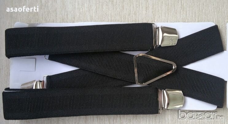 Класически тиранти с широк клипс и ширина на ластичната лента 3,5см., снимка 1
