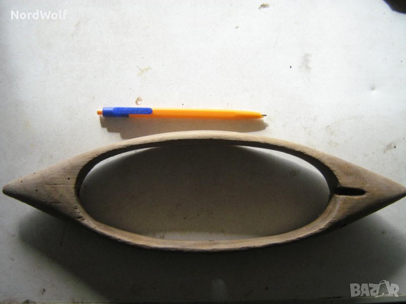 Автентична совалка от тъкачен стан, снимка 1