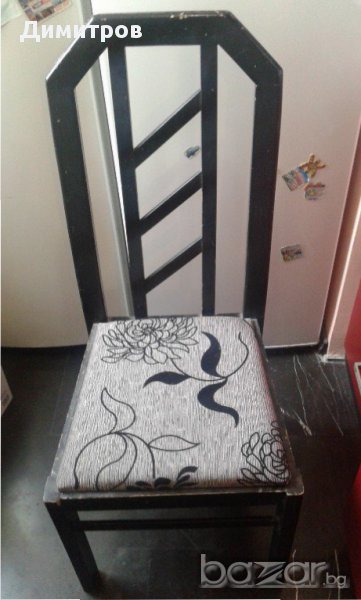 Дървен стол, снимка 1