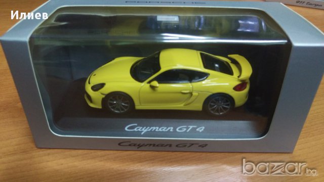 WAP0204020F,умален модел die-cast PORSCHE Cayman GT4 (981). 1:43,2015, снимка 3 - Други ценни предмети - 12300501