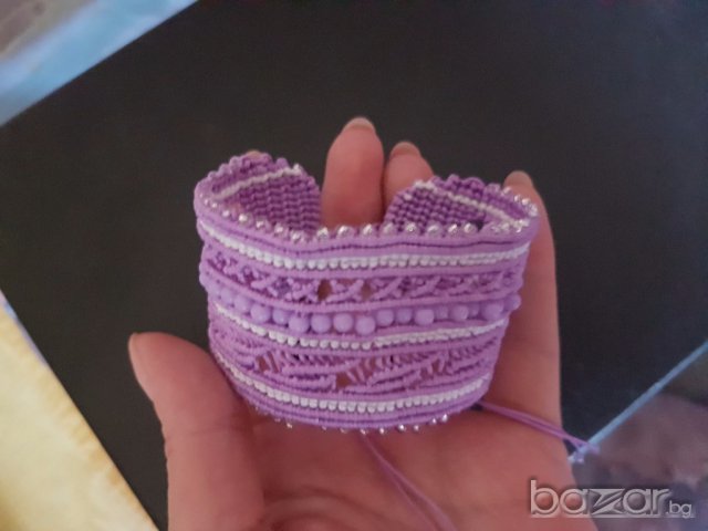 Гривна ръчна изработка , снимка 3 - Гривни - 19610684