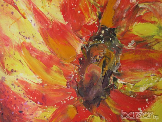 80x30 см. Las Palabras De Amor - Мима / Art by MiMa картина, kartina, painting, снимка 2 - Картини - 11944649