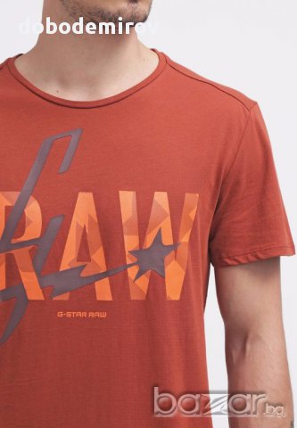 нова мъжка тениска G-Star LAMAR REGULAR FIT, оригинал, снимка 3 - Тениски - 13433008