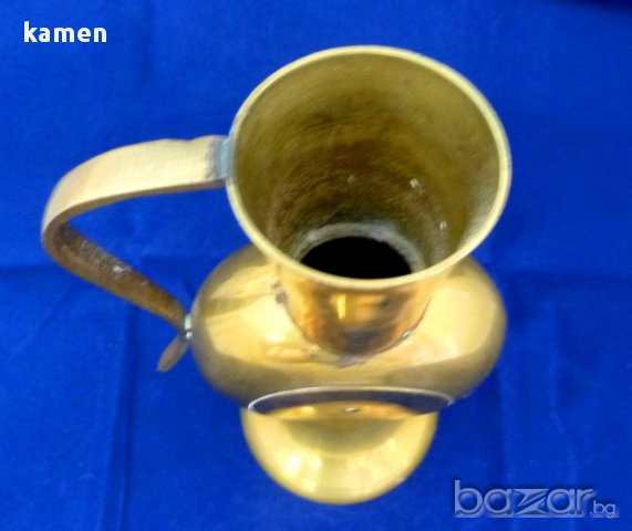 Кана месинг ,  15 см., снимка 4 - Антикварни и старинни предмети - 15069667