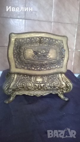 стара барокова кутия за бижута, снимка 5 - Антикварни и старинни предмети - 23809276