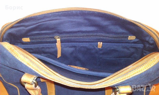 Fossil-Top Zip Workbag- Чанта, снимка 9 - Чанти - 25718241
