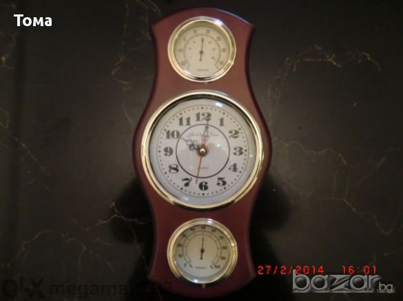 Часовник с термометър и влагомер в Декорация за дома в гр. Бургас -  ID11796230 — Bazar.bg