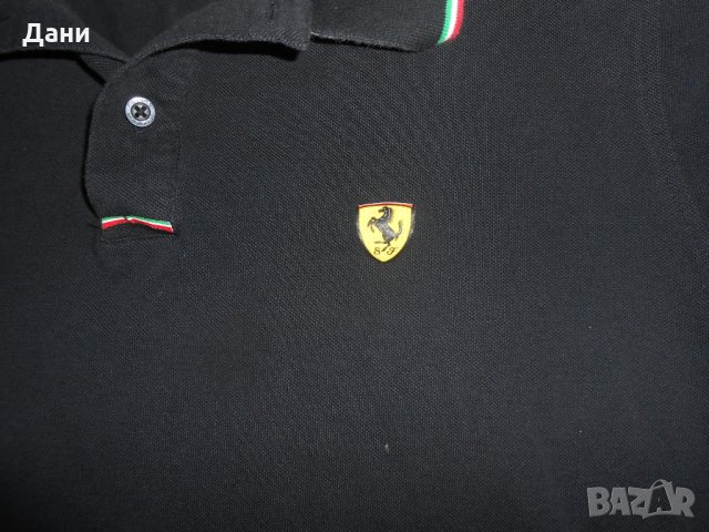 Мъжка тениска Scuderia Ferrari Men's Classic Polo, снимка 2 - Спортни дрехи, екипи - 25792324