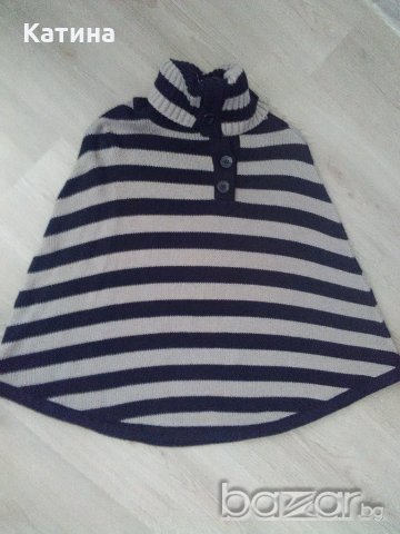 Намаление раирано пончо, снимка 1