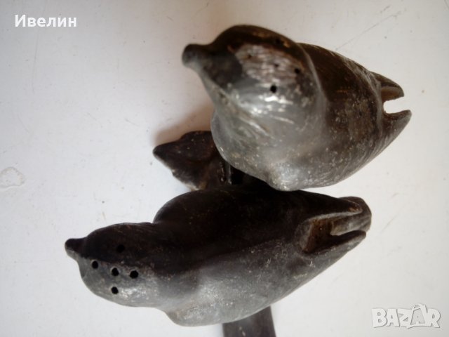 стара солница арт деко-врабчета, снимка 5 - Антикварни и старинни предмети - 22977626