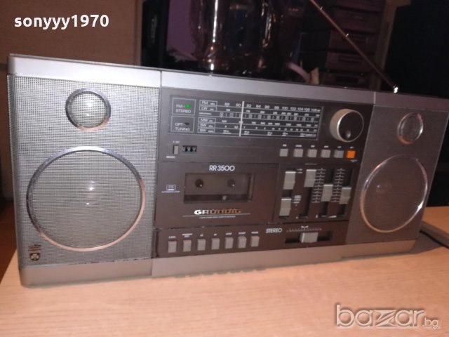 grundig typ rr3500a-ретро колекция-внос швеицария, снимка 2 - Ресийвъри, усилватели, смесителни пултове - 20288641