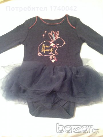 ново боди- балеринка 6-9мес., снимка 1