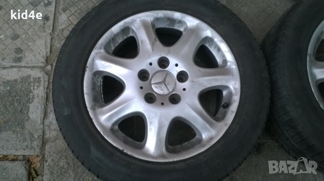 Джанти за Мерцедес Mercedes Ауди Audi Сеат Шкода Фолксваген 16"/7.5J/5x112mm/66.6mm/ET 46mm, снимка 2 - Гуми и джанти - 23309369