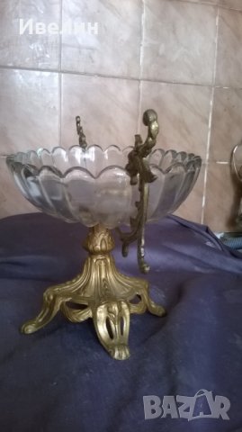 стара барокова фруктиера, снимка 4 - Антикварни и старинни предмети - 25187257