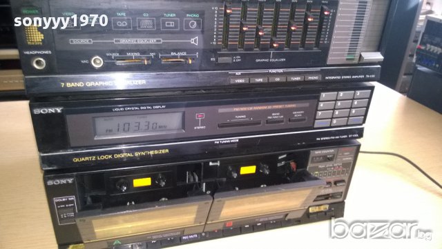 sony cdp-35+ta-v50+st-v50l+tc-v50w-made in japan-внос швеицария, снимка 9 - Ресийвъри, усилватели, смесителни пултове - 10355693