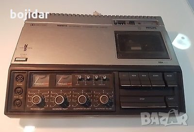 Philips N2511, Stereo Cassette Deck, Cassette Recorder, Cassette Player, Tape Player, Sound Recorder, снимка 1 - Декове - 24590494