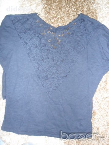 Блузка с дантелен гръб:), снимка 2 - Блузи с дълъг ръкав и пуловери - 13655042