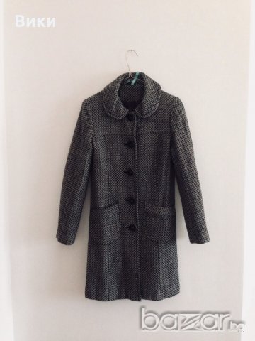 new look палто в черно и бяло, снимка 3 - Палта, манта - 20895102