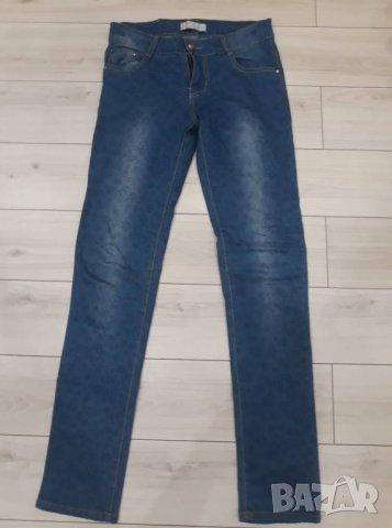 Сини дънки For You с розички 