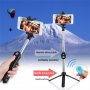Селфи стик с поставка (трипод) + Bluetooth дистанционно, снимка 2