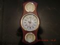 Часовник с термометър и влагомер, снимка 1 - Декорация за дома - 11796230