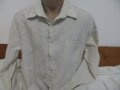 Мъжка риза с дълъг ръкав от лен Tasso Elba, снимка 1 - Ризи - 25769801