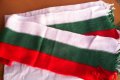  плетен зимен шал в цветовете на Българското знаме, снимка 3