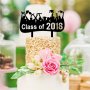 2 вид Class Of 2018 Клас на 2018 завършване топер украса табела за торта