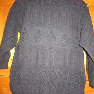 ПУЛОВЕР   И ЖИЛЕТКА -ръчно плетиво, снимка 2 - Блузи с дълъг ръкав и пуловери - 12566834