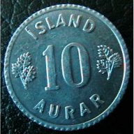 10 аурар 1970, Исландия, снимка 1 - Нумизматика и бонистика - 7500721
