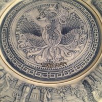 уникална,релефна,колекционерска чиния, снимка 4 - Антикварни и старинни предмети - 20586241