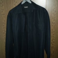 Черна риза, снимка 1 - Ризи - 23686673