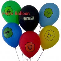 6 бр Лего Нинджаго Ninjago латекс балон балони парти рожден ден, снимка 2 - Други - 23816521
