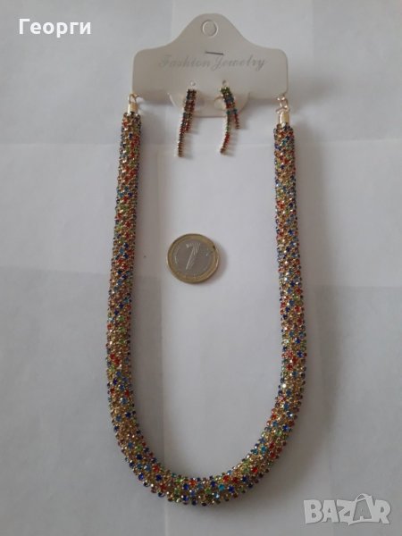 Колие с обеци комплект-3, снимка 1