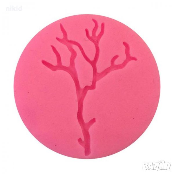 Тънък клон клонче стъбло дърво силиконов молд форма украса декор торта фондан смола, снимка 1