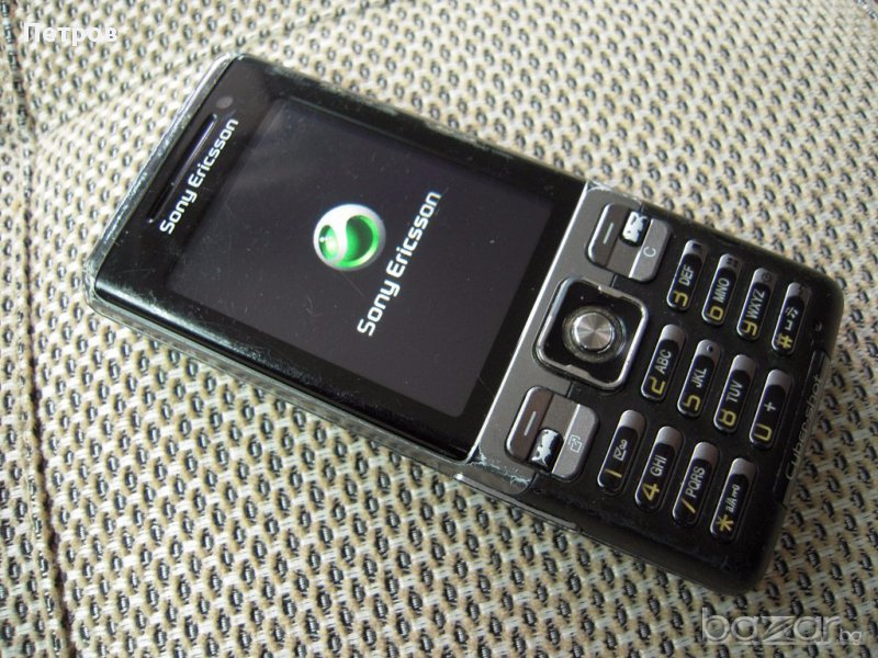Sony Ericsson C702 black (кодиран), снимка 1