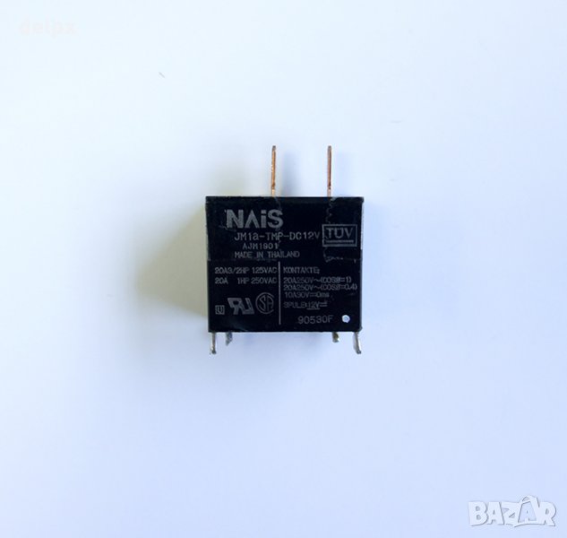 Реле JM1A-TPM 12VDC 20A 1 контактна група 250V, снимка 1