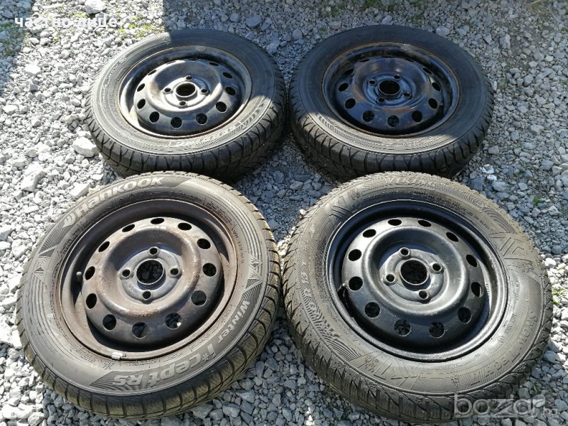 155/70/13 гуми зимни с джанти 4Х100, снимка 1