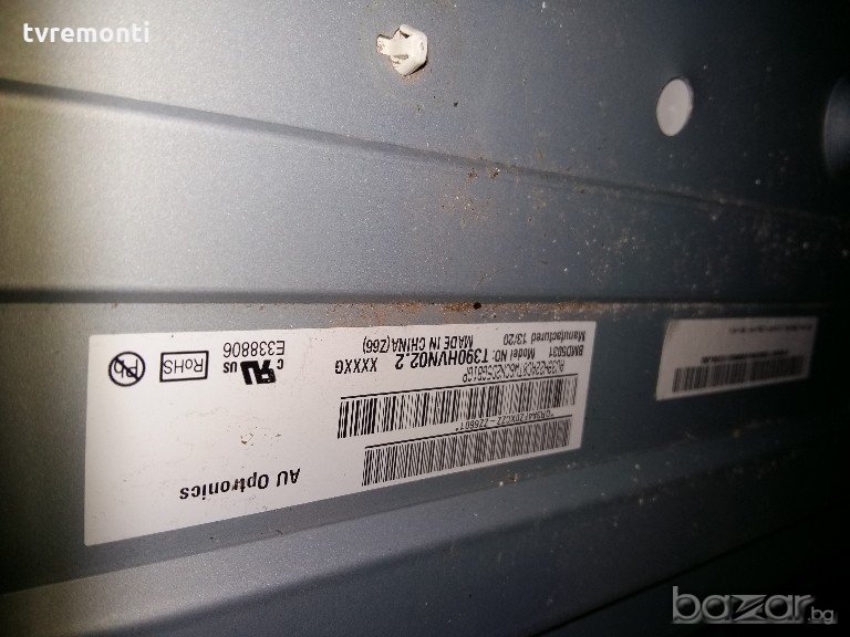 LED TV PANEL T390HVN02.2  LED BACKLIG DIOD , снимка 1
