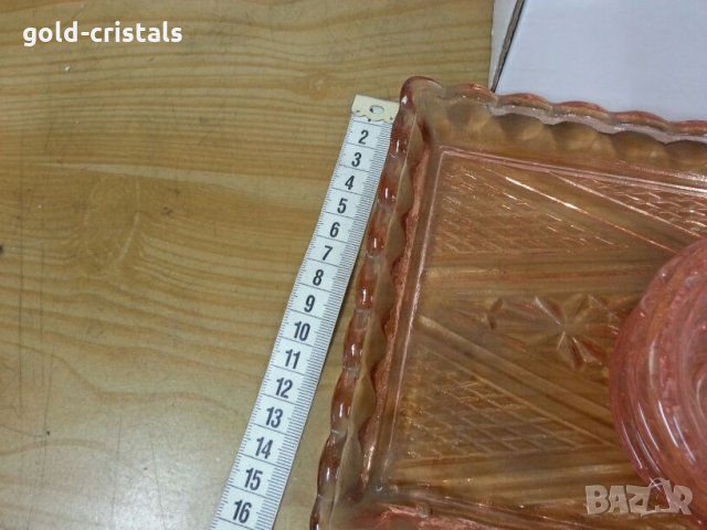 Стъклени чинийки за сладко , снимка 7 - Антикварни и старинни предмети - 22324272