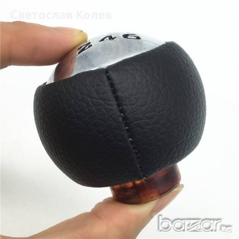 Топка скоростен лост Пежо/Peugeot 6 скорости естествена кожа, снимка 5 - Аксесоари и консумативи - 21009182