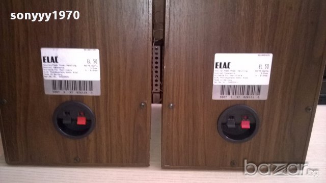 Elac el50 2х70w/4-8ohm made in germany-внос швеицария, снимка 15 - Тонколони - 15910078