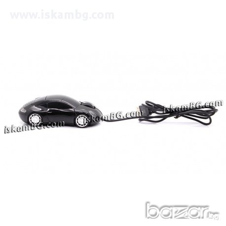 Мишка под формата на кола Порше - Черна код ПОРШЕ-черна, снимка 3 - Клавиатури и мишки - 13476512
