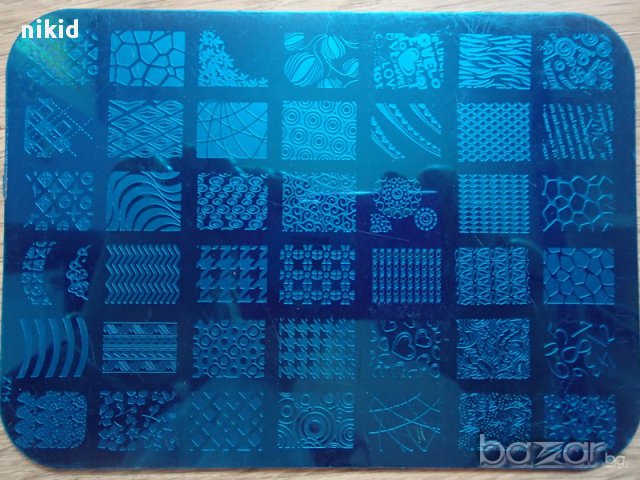 огромен Шаблон за щампа печати за нокти плочка XY14 номер, снимка 3 - Продукти за маникюр - 14578157