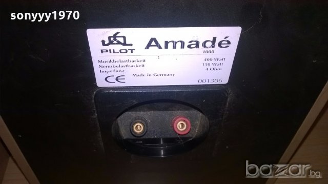 pilot amade 1000-2х400watt/4ohm-made in germany-от швеицария, снимка 17 - Тонколони - 18696790